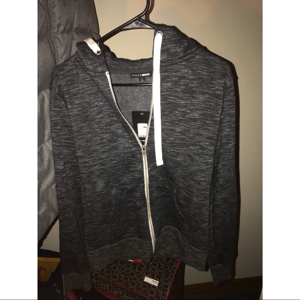 Zip up sweatshirt